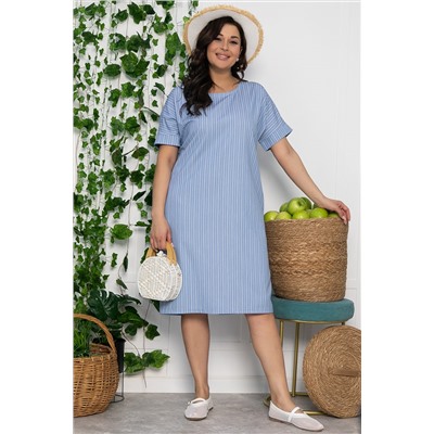 Платье Покоряя сердца (джинс) П13460-1М