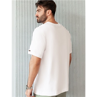 Свободная футболка  с авторским принтом