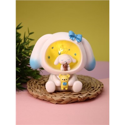 Копилка - ночник «Plush friends», blue (14,5 см), пластик