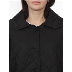 H24-003 BLACK Куртка демисезонная женская (100 гр. холлофайбер)