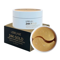 Lebelage Гидрогелевые патчи для глаз 24K Gold, 60 шт.