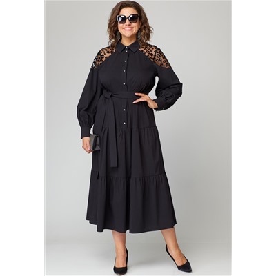 Платье EVA GRANT 7293 чёрный