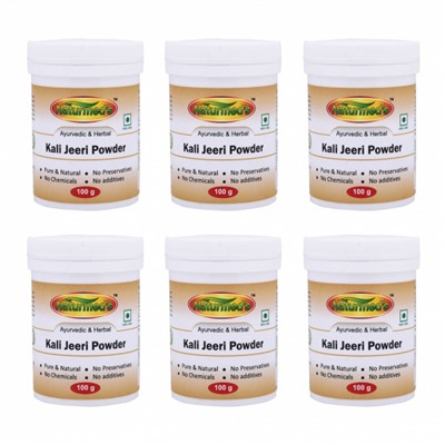 Набор смеси с черным Тмином (6 x 100 г), Kali Jeeri Mix Powder Set, произв. Naturmed's