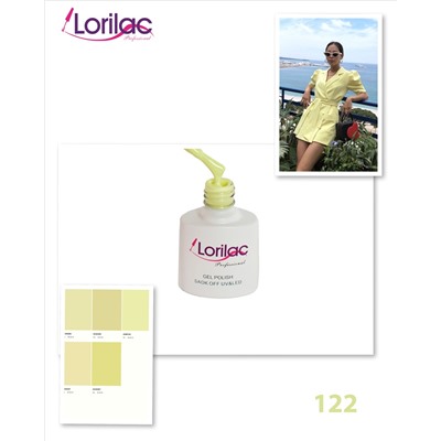 Гель лак Lorilac Professional № 122 10 ml