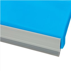 Набор: совок с кромкой 330 x 225 мм и щетка-сметка 285 мм, голубой, Home Palisad