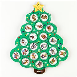 Обучающая игра «Новогоднее мемо: Забавные коты», 20 фишек