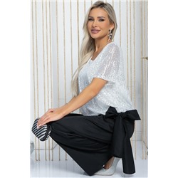 Костюм Первое впечатление (серебро) К11834