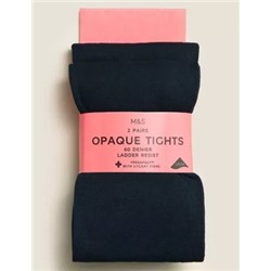 2pk of 60 Denier Tights