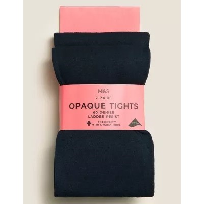 2pk of 60 Denier Tights