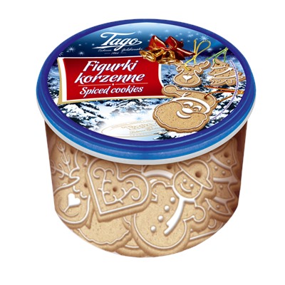 Имбирное печенье с сахарной глазурью, 250гр