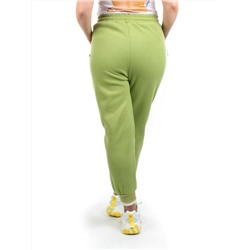 10 GREEN Брюки спортивные женские на флисе (100% хлопок) 7986