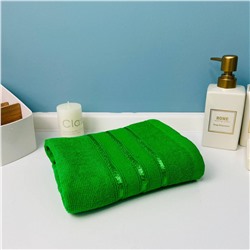 Полотенце махровое 50*80см "Comfort" цвет нефритовый 06-045, плотность 300гр/м2 TJ, с петелькой-подвесом