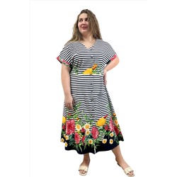 Халат женский на пуговицах Х-21