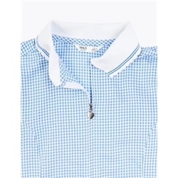 Girls' Gingham Pleated School Dress (2-14 Yrs)