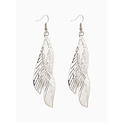 Серьги висячие «Шелест» листопад, цвет МИКС, 9,8 см