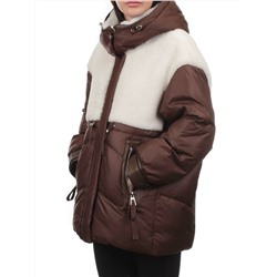 350-X47 BROWN Куртка зимняя женская (200 гр. холлофайбер)