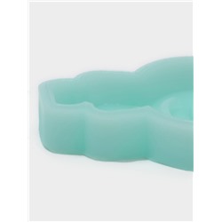 Молд для заливки новогодний «Олень», силикон, 8×3.7×0.8 см, бирюзовый