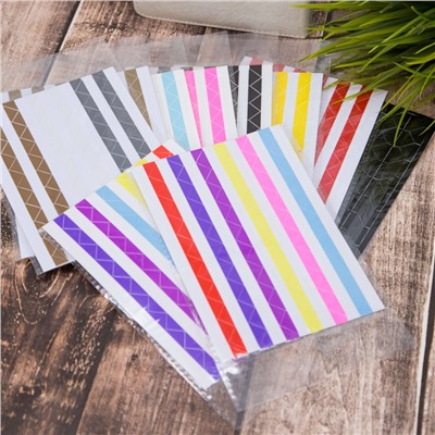 Наклейки-уголки "Classic", black-white