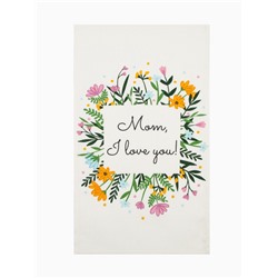 Набор кухонных полотенец Доляна Hello spring, 35×60 см -4 шт., 100% хлопок, вафля 160 г/м²