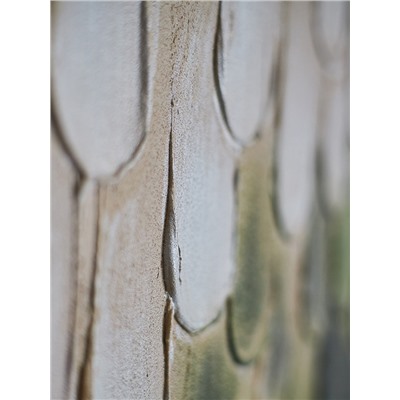 Панно декоративное с ручной росписью By Feel, 140х70 см, хаки