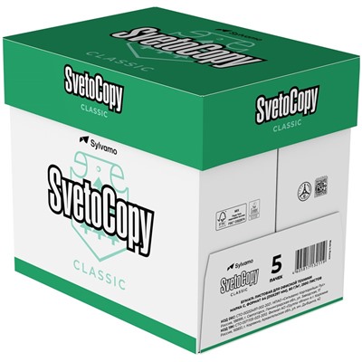 Бумага SvetoCopy A4 80 гр/м2, 500л