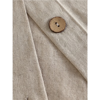 Пододеяльник SL Home Linen collection 150*220 см , цв.бежевый, лён30%/хлопок70%