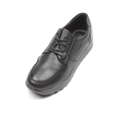03-5307 BLACK Полуботинки женские (натуральная кожа)