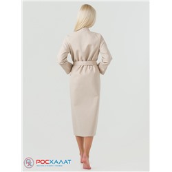 Женский вафельный халат с планкой В-02 (31)