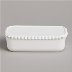 ПАШТЕТНИЦА LEFARD "PEARL" С КРЫШКОЙ ПРЯМОУГ. 18,5*9,5*5,5 СМ 400 МЛ