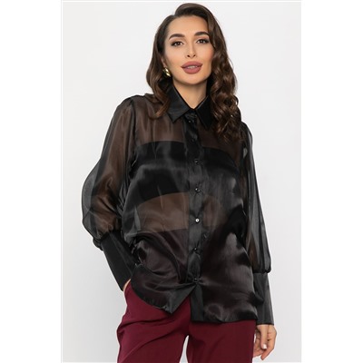 Блуза Вернисаж (черная) Б14320-33М