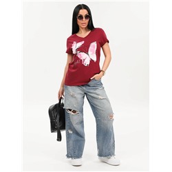 Футболка Поликсена бордовый ИвК