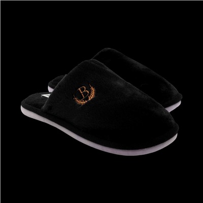 Тапочки домашние 10348-1 черные