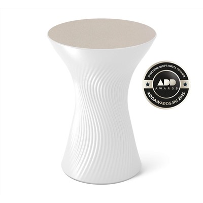 Столик журнальный SHT ТАМ-ТАМ
                        белый перламутр