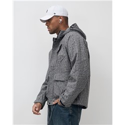 Куртка спортивная мужская весна осень серого цвета 25471Sr