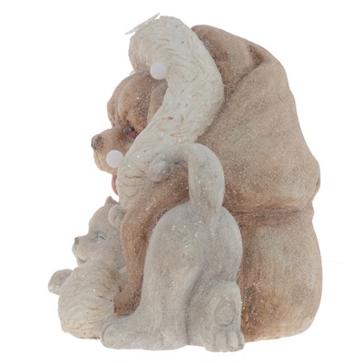 GAEM Фигурка декоративная с подсветкой "Щенок и котёнок"(3хААА,н/п), L37 W28 H33,5 см