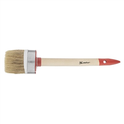 Кисть круглая, Профи №16 (55 мм) натуральная щетина, деревянная ручка MTX