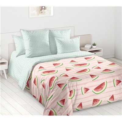 Ткань перкаль Традиция / Арбузы 1 (основа)