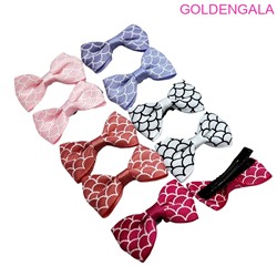 Набор детских зажимов для волос "Уточка" 4 см 10 шт тип 4