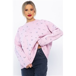 Свитер оверсайз Анита (сиреневый) Б14760-1М