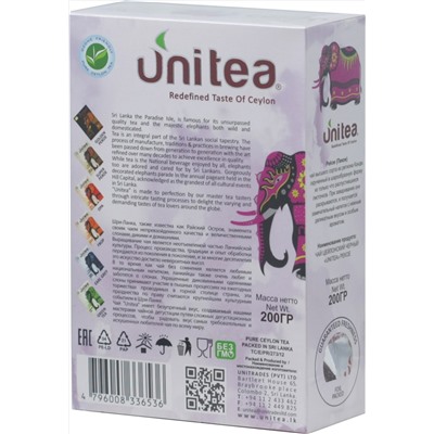 UNITEA. PEKOE 200 гр. карт.пачка
