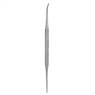 Frau Finger Кюретка педикюрная двусторонняя / Classic FP-310SP, глянцевая, 12 см