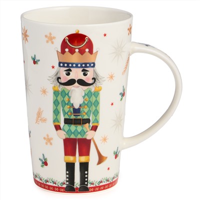 НАБОР ПОДАРОЧНЫЙ LEFARD "ЩЕЛКУНЧИК" (КРУЖКА 385 МЛ В КОМПЛЕКТЕ С ЁЛОЧНОЙ ИГРУШКОЙ)