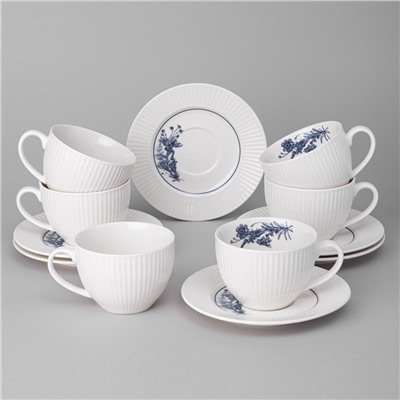 ЧАЙНЫЙ НАБОР LEFARD "ROYAL BLUE" НА 6 ПЕР. 12 ПР. 270 МЛ (КОР=4НАБ.)