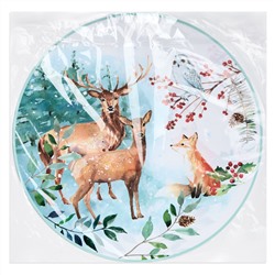 НАБОР ПОДСТАНОВОЧНЫХ САЛФЕТОК "ЗИМНЯЯ СКАЗКА" ИЗ 4 ШТ., ДИАМЕТР=38 СМ