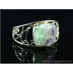 Браслет с флюоритом, 19 см.