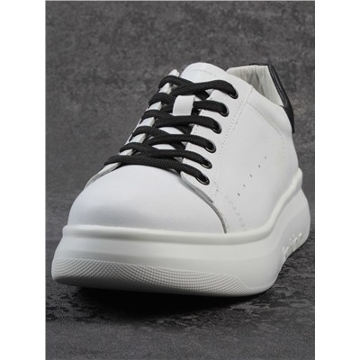 03-YC151-2 WHITE Кроссовки женские (натуральная кожа)
