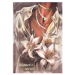 Записная книжка женщины А5 80л БЕЛЫЕ ЛИЛИИ тв переплёт Феникс+ 58145/20/Россия