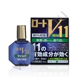 Rohto V11 Mild Мягкие японские капли11