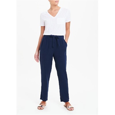 Tapered Linen Trousers