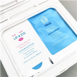 MeLoSo Набор пэдов для удаления макияжа и очищения лица / 2 in 1 Dual Pad, 80 шт. x 2